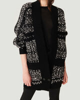 ALYSSA OVERSIZED TEXTURED KNIT CARDIGAN image number null